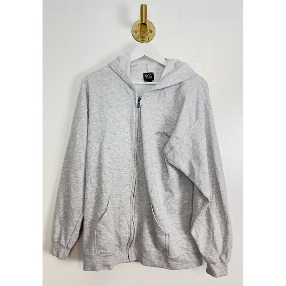 BDG URBAN OUTFITTERS Front Zip Hoodie in Grey Size Medium - Picture 2 of 7